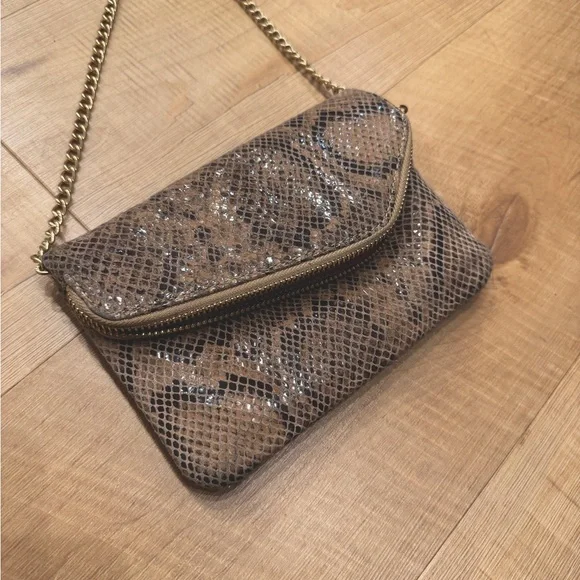 HOBO Snakeskin Mini Crossbody Purse - Picture 1 of 6